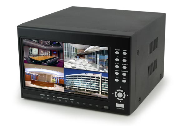 4 Camera H.264 Network Embedded DVR with USB backup